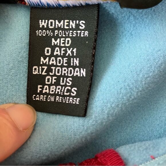 L.L. Bean Maroon Red Katahdin Fleece Zip-Up Jacket Coat Medium Spring Outdoor - Picture 4 of 13